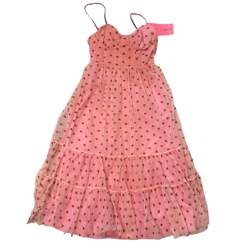 NWT Betsey Johnson Heart dress, size 4